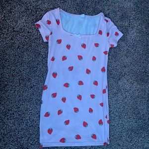 Light pink strawberry dress